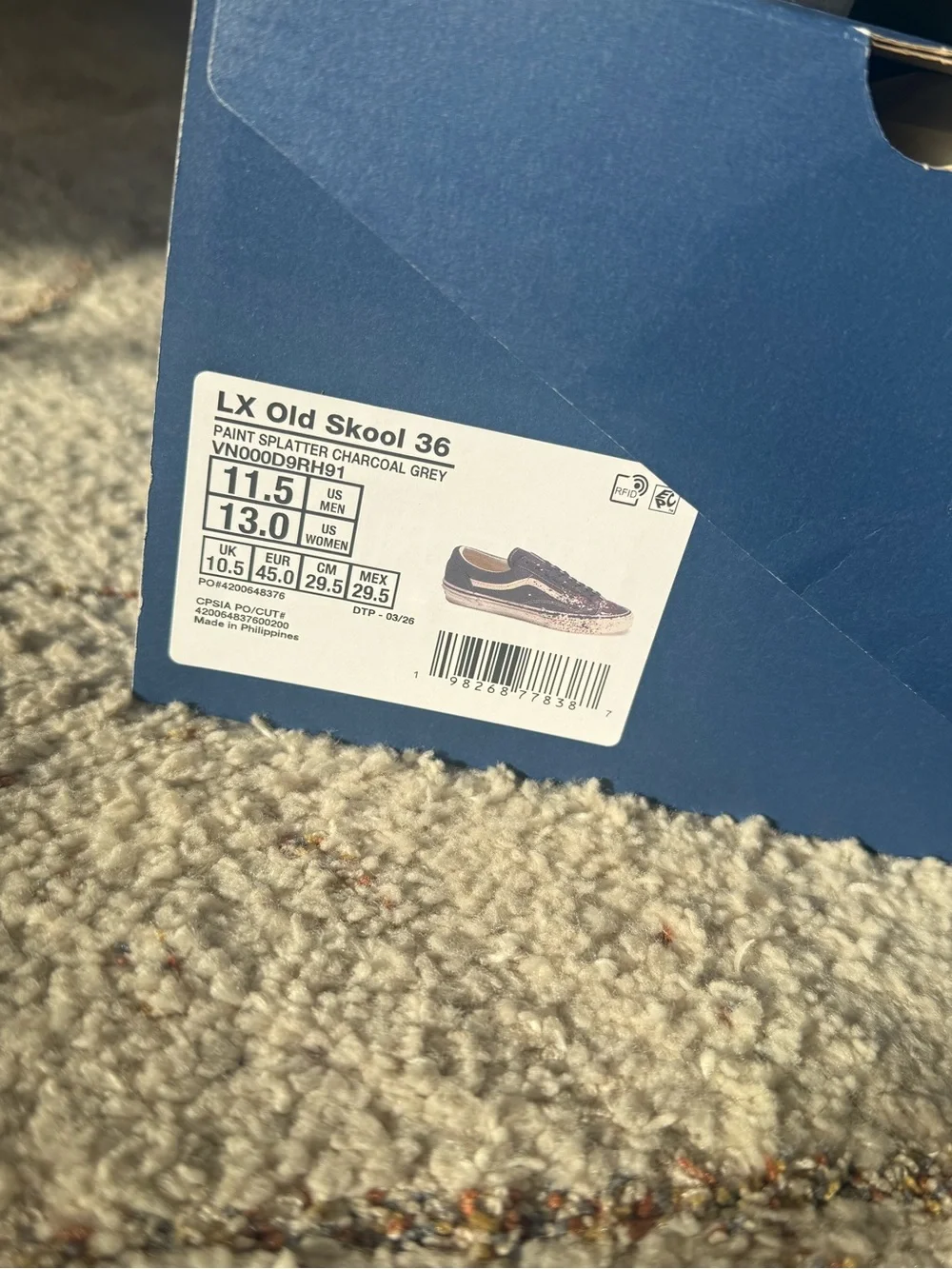 Vans brand new